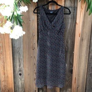 F.L.P. Polka Dot Black Dress